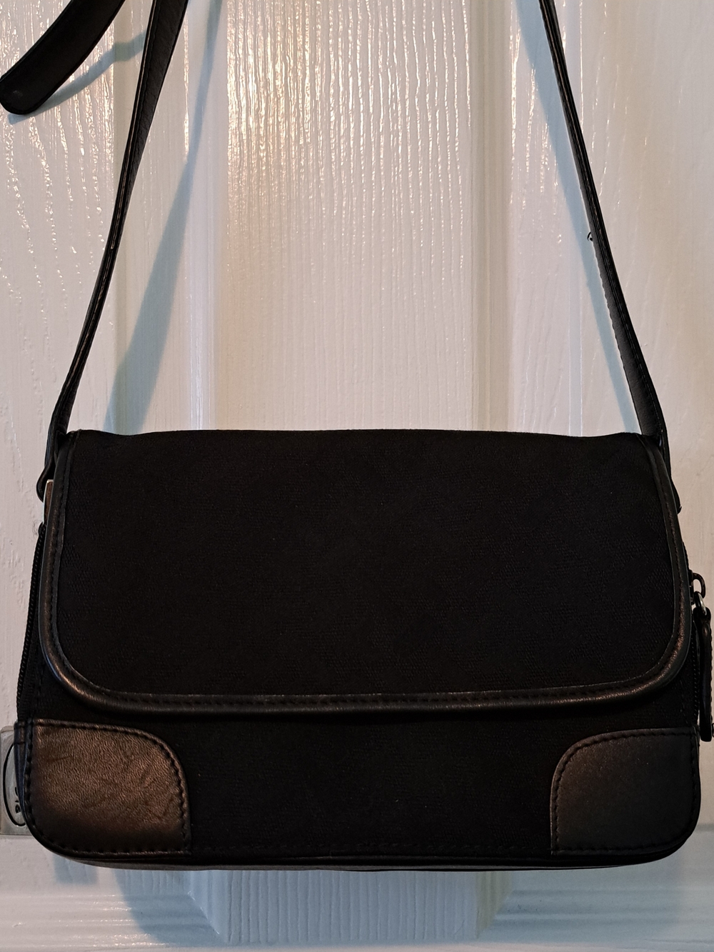Talbots Multi Compartment Canvas Shoulder Bag
